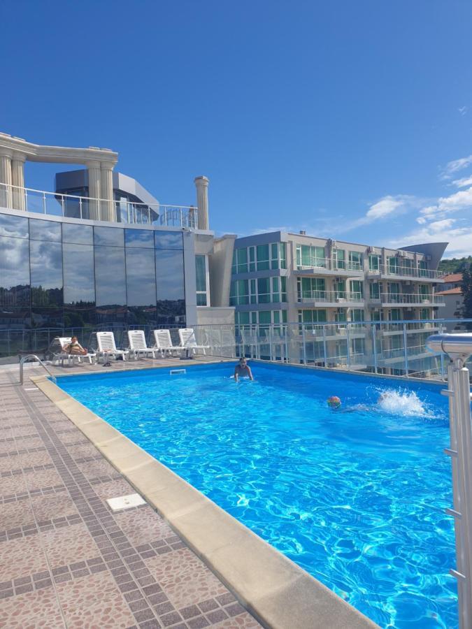 Studio Silver Terace With Sea View For 4 Person Byala  Eksteriør billede
